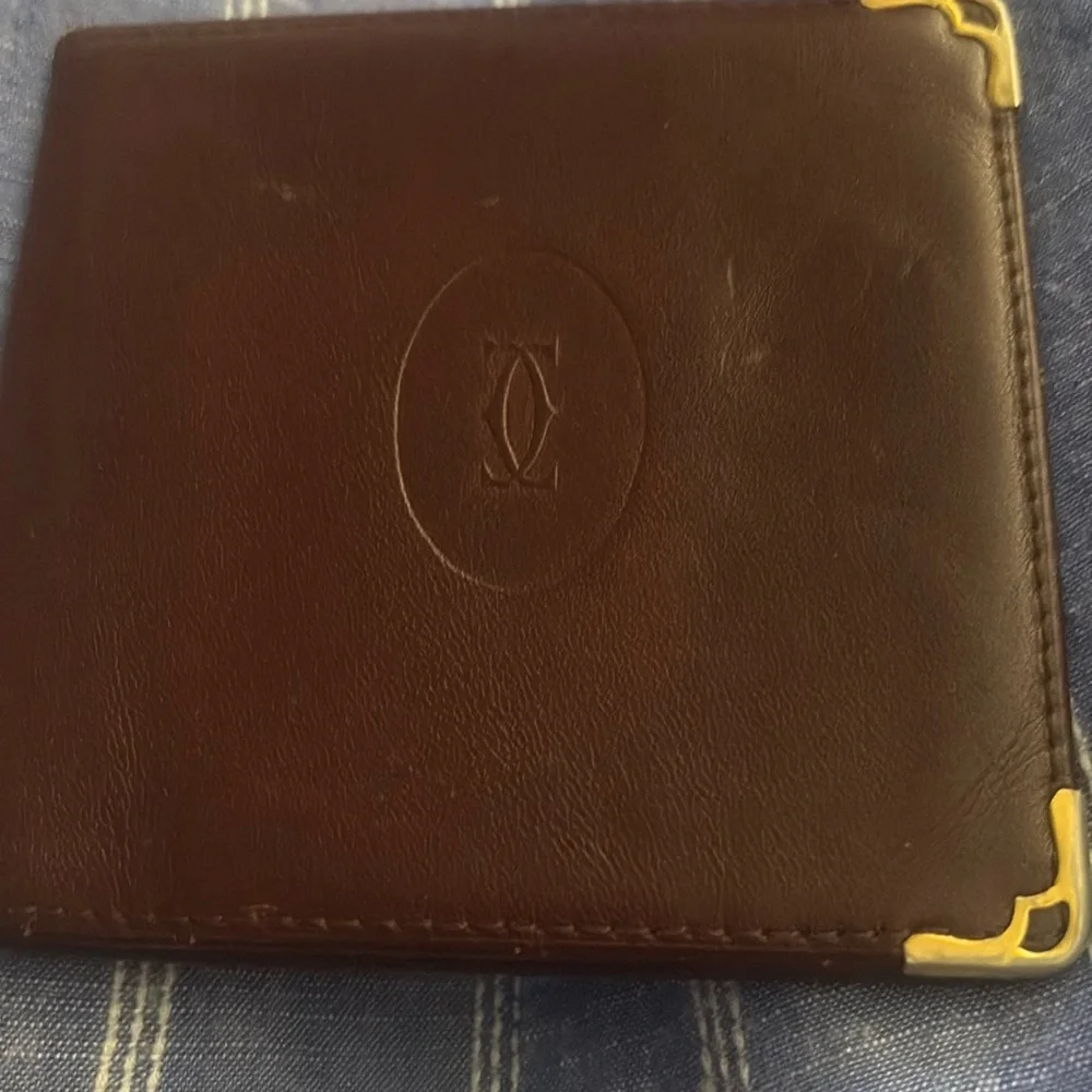 Cartier Brown and Gold Money Clip